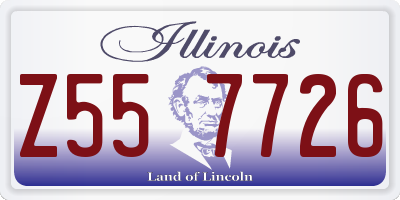 IL license plate Z557726