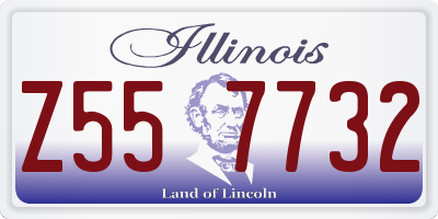 IL license plate Z557732
