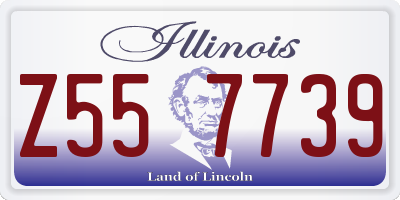 IL license plate Z557739