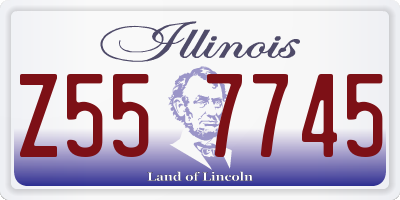 IL license plate Z557745