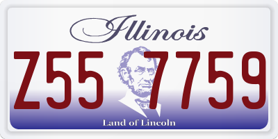 IL license plate Z557759