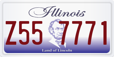 IL license plate Z557771
