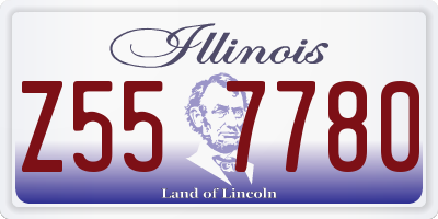 IL license plate Z557780