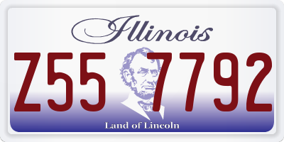 IL license plate Z557792
