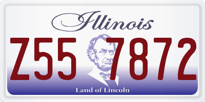 IL license plate Z557872