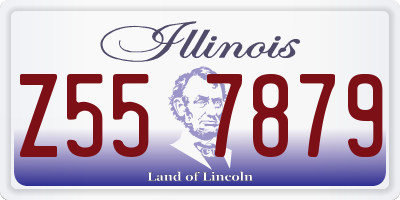 IL license plate Z557879