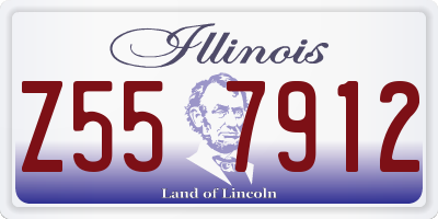 IL license plate Z557912