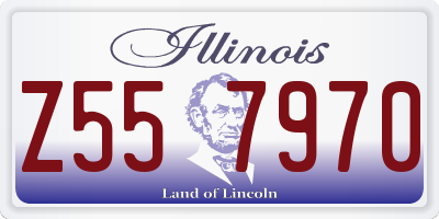 IL license plate Z557970