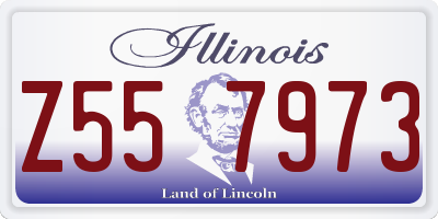 IL license plate Z557973