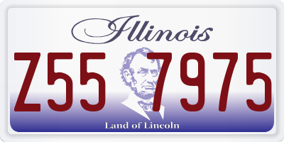 IL license plate Z557975