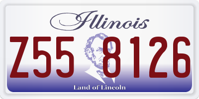 IL license plate Z558126