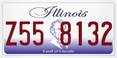 IL license plate Z558132