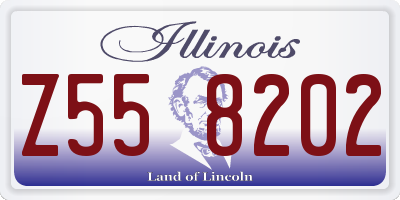 IL license plate Z558202