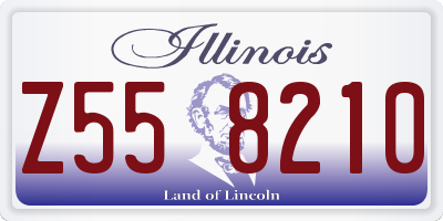 IL license plate Z558210
