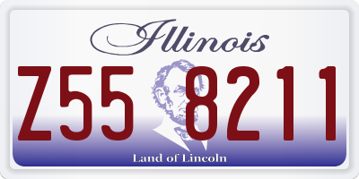 IL license plate Z558211
