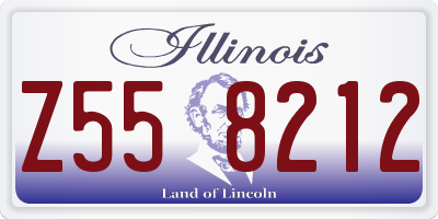 IL license plate Z558212