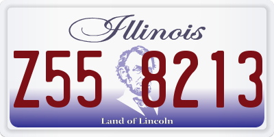 IL license plate Z558213