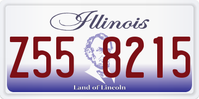 IL license plate Z558215
