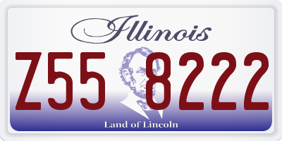 IL license plate Z558222