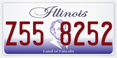 IL license plate Z558252