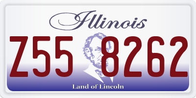 IL license plate Z558262