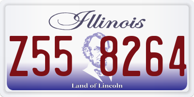 IL license plate Z558264