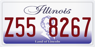 IL license plate Z558267