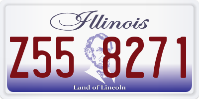 IL license plate Z558271