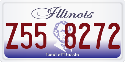 IL license plate Z558272