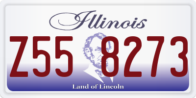 IL license plate Z558273