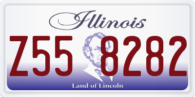 IL license plate Z558282