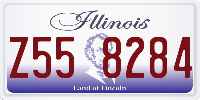 IL license plate Z558284