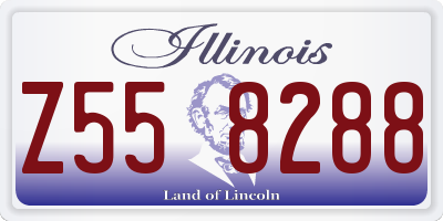 IL license plate Z558288