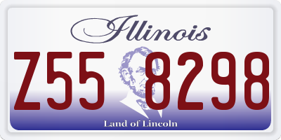 IL license plate Z558298