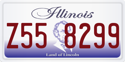 IL license plate Z558299