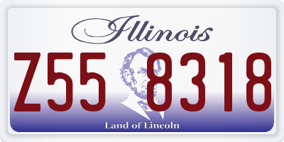 IL license plate Z558318
