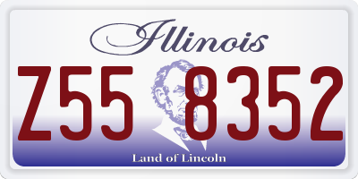 IL license plate Z558352
