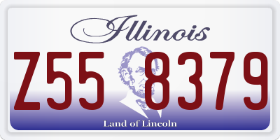 IL license plate Z558379