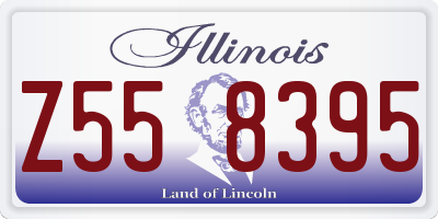 IL license plate Z558395