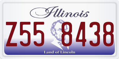 IL license plate Z558438