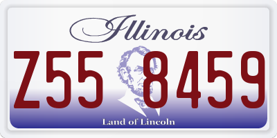 IL license plate Z558459