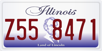 IL license plate Z558471