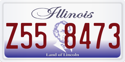 IL license plate Z558473