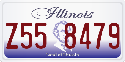IL license plate Z558479