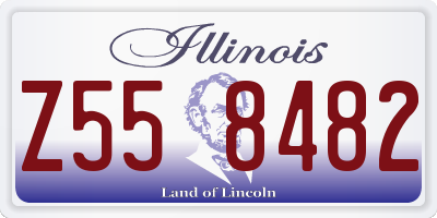 IL license plate Z558482