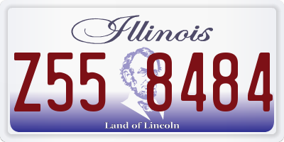 IL license plate Z558484