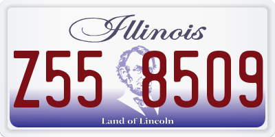 IL license plate Z558509