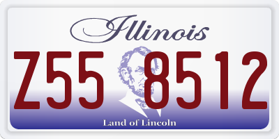 IL license plate Z558512