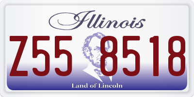IL license plate Z558518
