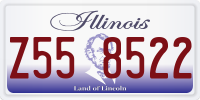 IL license plate Z558522